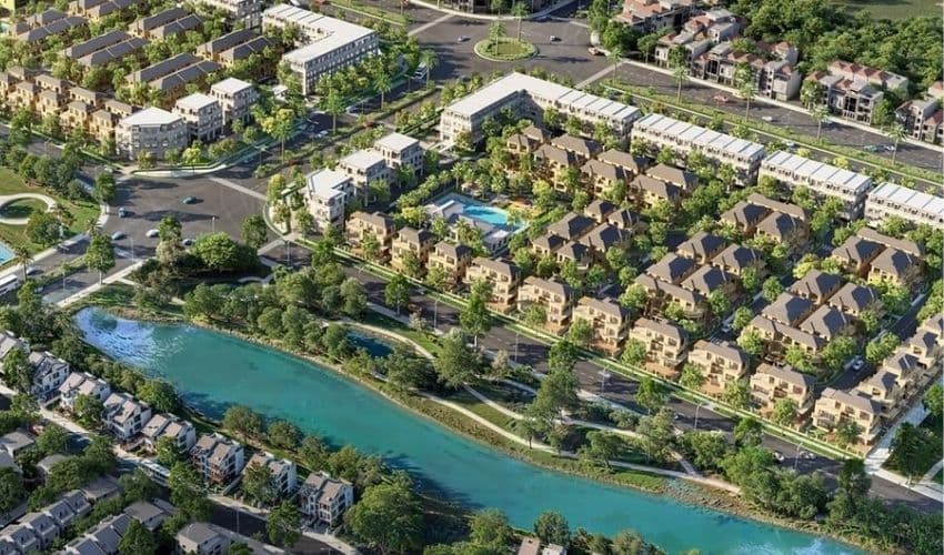 Không gian xanh và hạ tầng Sol Garden — Thủy Nguyên