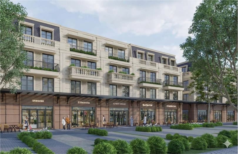 Shophouse mặt tiền trục đường thương mại 60m