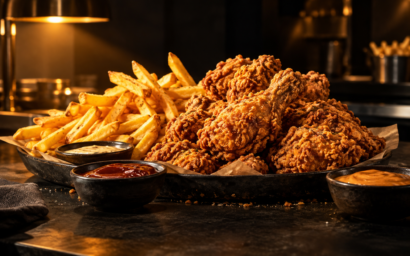 Ảnh đại diện sản phẩm gà rán và khoai tây của Fries Vietnam
